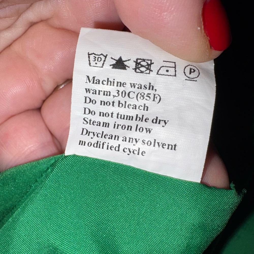 Green Leopard Print Ruffle Dress - Picture 11 of 13